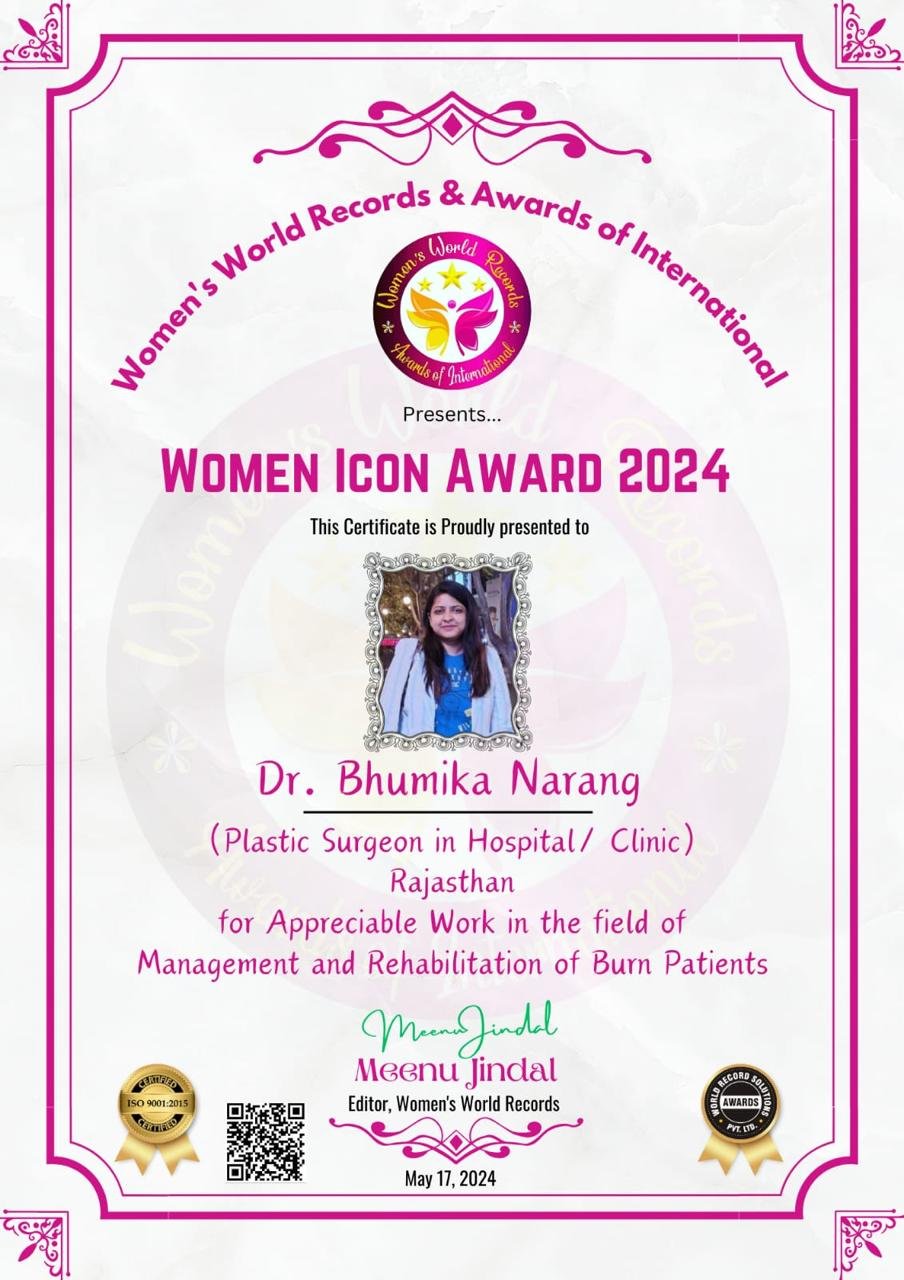 Award of Excellence — Dr. Bhumika Narang